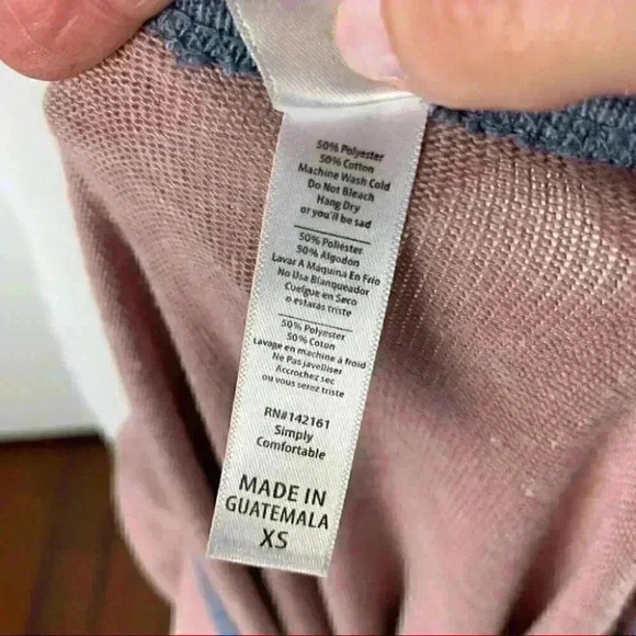 New Lularoe Classic T womans top size XS 4 tunic mauve blue - Picture 11 of 13